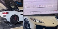 C8 Corvette Z06 с котами с высоким расходом поет песню своего народа на динамометрическом стенде