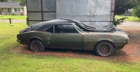 Pontiac Firebird 1968 года, спасенный из рухнувшего сарая после 5 десятилетий сна
