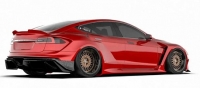Оцените этот комплект Extreme Tesla Model S Widebody, который появится на SEMA 2022