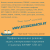 Консультации по контрольным и курсовым БГУИР, БНТИУ