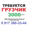 Требуется грузчик
